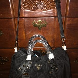Prada over the shoulder handbag